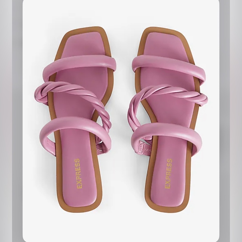 Express twisted Rope flat sandals size 6 - Picture 5 of 14